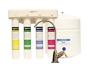 AmazonBasics 4-Stage Reverse Osmosis Home Drinking Water System