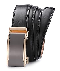guvoosm Mens Belt,Ratchet Dress Adjustable Belts