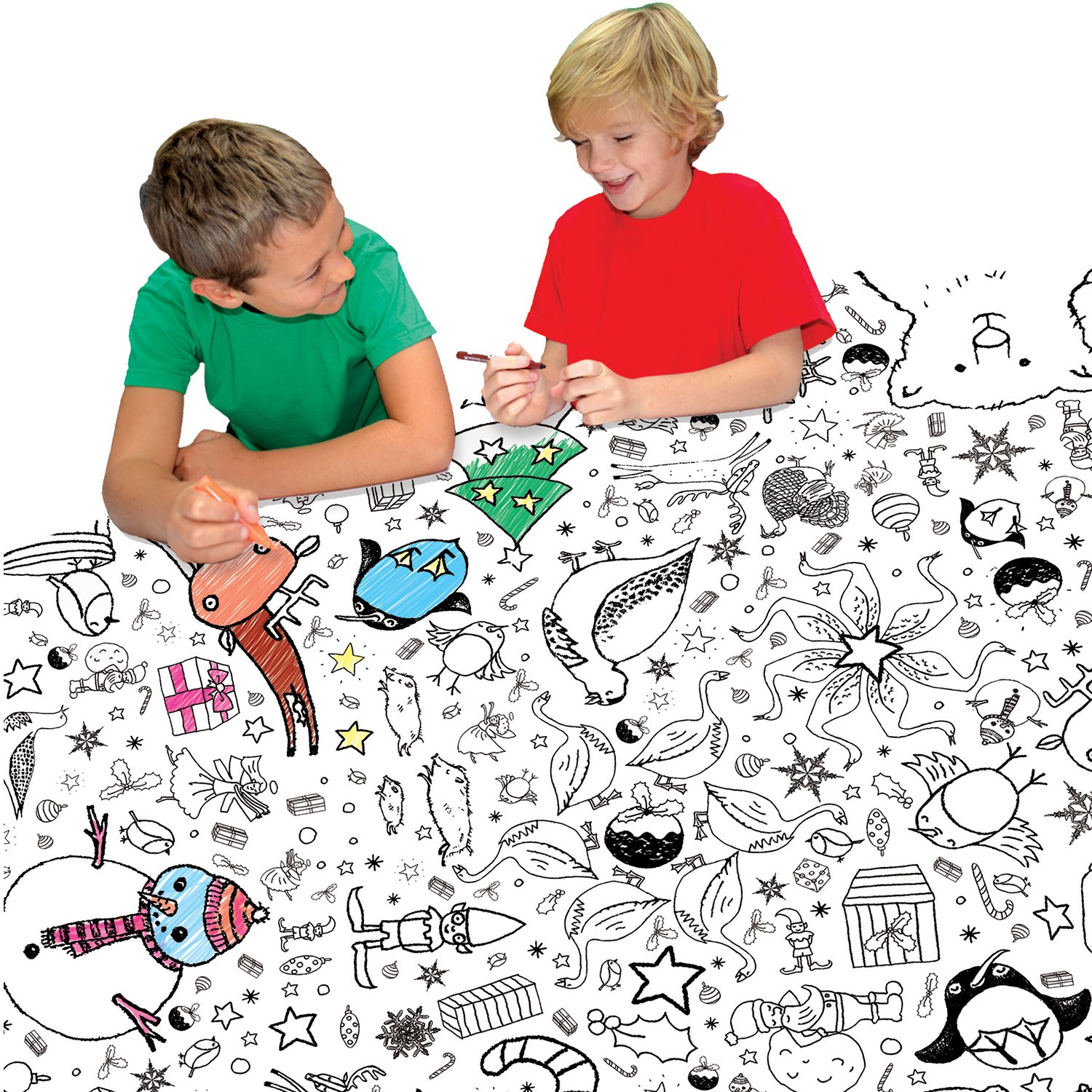 Colour-in Tablecloth – Christmas (TC04)