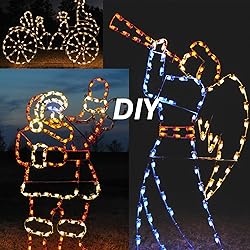 Encoidoz DIY Indoor Outdoor Light String Kit - 25FT