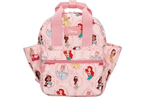 Disney Princesses All-Over Print 16” Toddler Backpack For Preschool, Daycare, And Travel