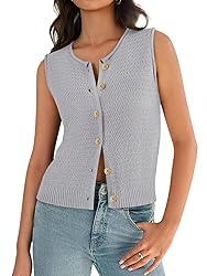 Yousify Sweater Vest Women Summer Tank Tops