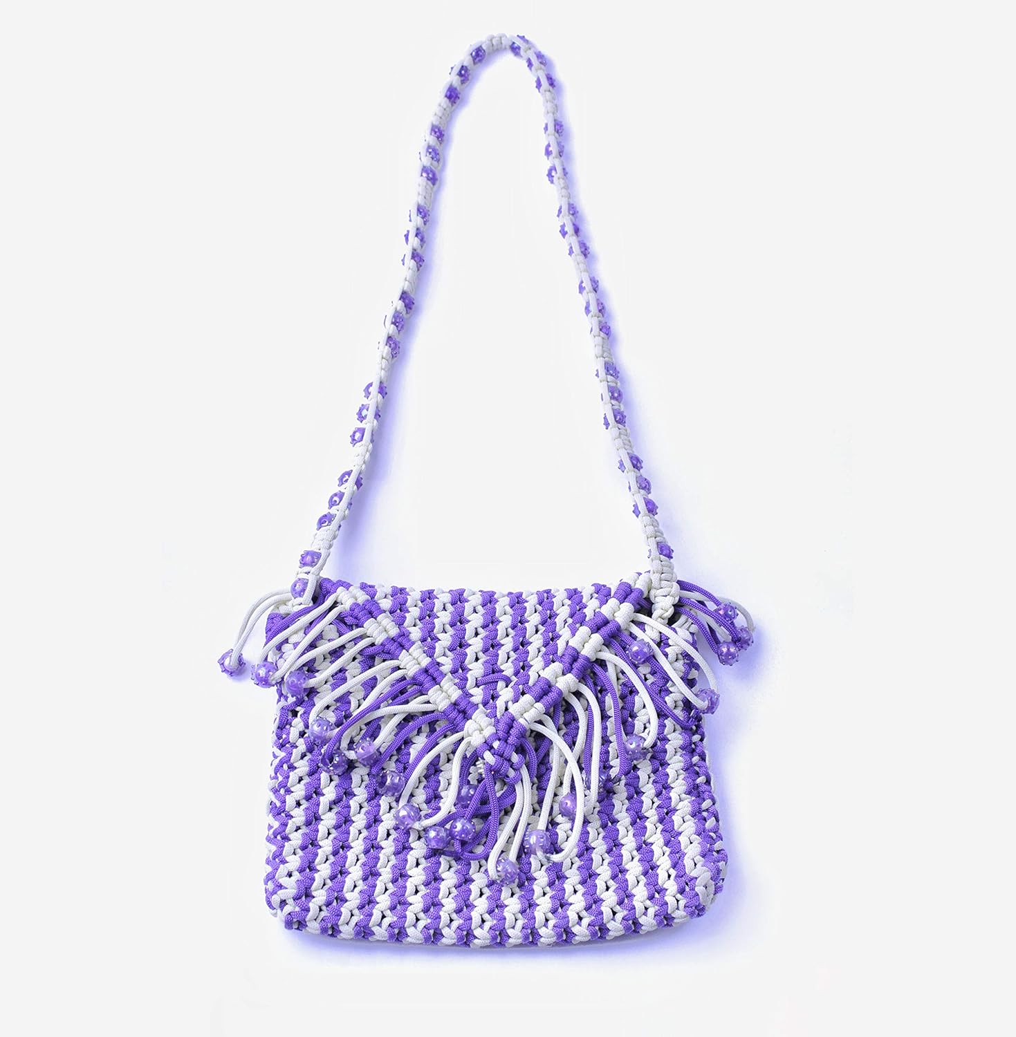 macrame ladies purse