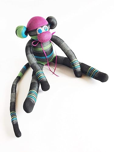 grey sock monkey