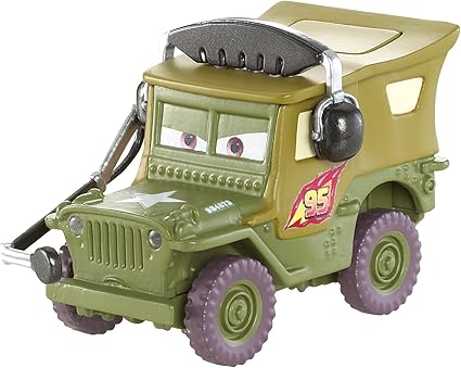 Amazon Com Cars 2 1 55 Lights And Sounds Team Logo Sarge Toys Games