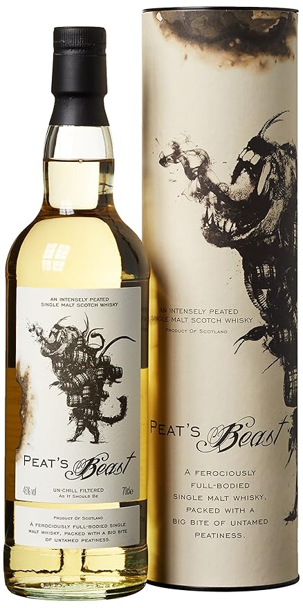 Peat's Beast Peated Single Malt Scotch Whisky (1 x 0.7 l)
