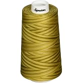 Signature 3 Ply Cotton Quilting Thread, 40wt/3000 yd, Variegated Antique Gold 49S-M91