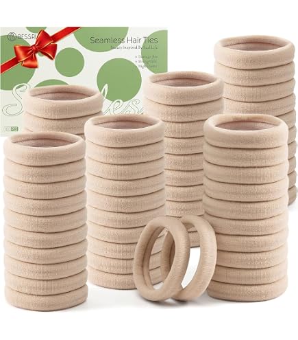 Amazon.com : HOYOLS Soft & Stretch 1.6 Inch Elastic Hair  display picture 2