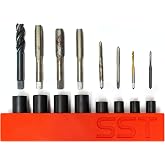 SST - Tap Socket Wrench - 8-Piece Adapter Set - Snug, Secure, &amp; Durable - Easy Storage &amp; Organization - Fits All Number &amp; Fractional M.C.T.I. Standard Taps - Designed in the USA