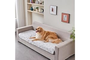 Qeils Dual-Sided Waterproof Dog Blankets for All Season Fuzzy Dog Cover for Couch Cooling Bed Blanket for Medium Dogs, 30x70