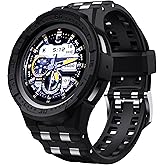 T-ENGINE Case Compatible with Samsung Galaxy Watch 5 Pro Band with Case for Galaxy 5 Pro 45mm 2022 Men