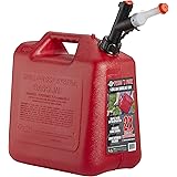 GB351 Briggs and Stratton Press 'N Pour Gas Can, 5 Gallon, Red