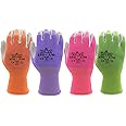 Golden Stag Women's Nitrile Gloves- NT370 (4 Pack) Garden Gloves for Women Womens Gardening Gloves Women Working Gloves