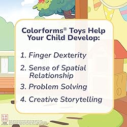 Colorforms Bluey Set - Repositionable Pieces Stick
