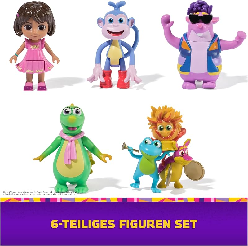 Fantastische Freunde Geschenkset - Set mit Vier Figuren ca. 9 cm und kleinem Musikband-Trio zur beliebten TV-Serie für Vorschulkinder, für fantasievolles Spielen für Kinder ab 3 Jahren