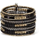 SPUNKYsoul Boho Cuff Bracelets, Women Adjustable Stackable Beaded Accessory | Adjustable Bohemian-Inspired Design, Trendy Wrist Ornament, Versatile For Occasions Or Everyday Wear, Unique Style Jewelry