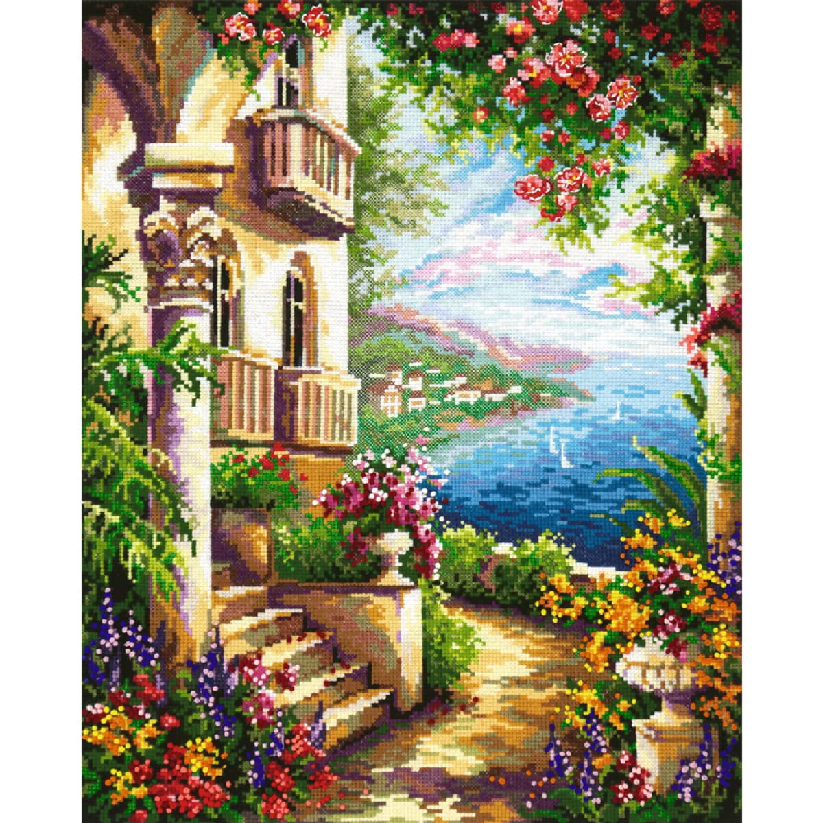 Magic Needle 48-05 ZW Black Sea Counted Cross Stitch Kit Zweigart Edition, Cotton, Multi-Colour, 33 x 40 cm
