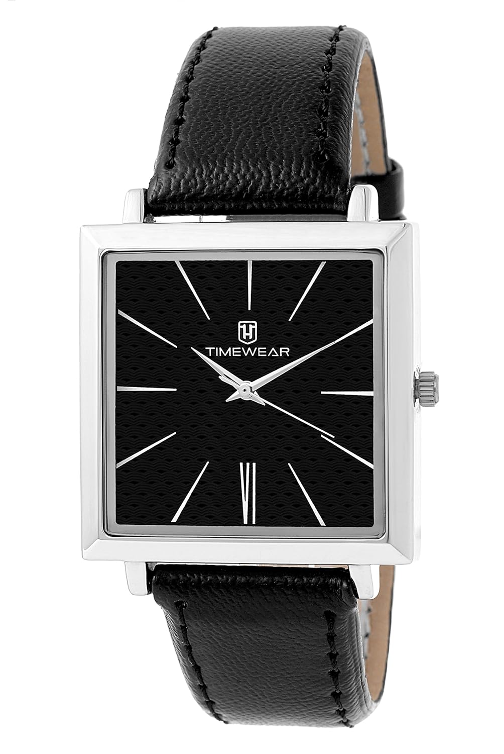 timewear analog black dial men's watch - 135bdtg
