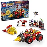 LEGO Sonic The Hedgehog: Super Sonic vs. Egg Drillster Gaming Toy with Shadow and Dr. Eggman, Super Sonic Toy Building Set fo