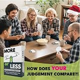 More or Less First Edition Card Game - Judgement Guessing 2 Players view 3