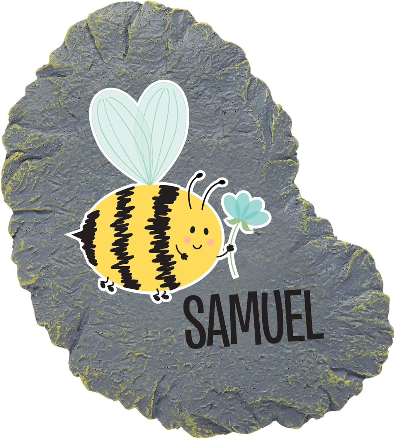 Hardscaping Materials - Let's Make Memories Personalized Stepping Stone - Garden Décor - for Mom - for Her - Small - Teal