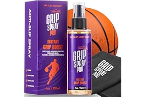PYMENS Basketball Grip Spray Pro – 2-in-1 Non-Slip Spray for Basketball Shoes & Grips | Boost Traction & Rejuvenate Soles | Essential Basketball Gear & Court Performance – 4oz