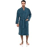 TowelSelections Mens Robe Cotton Terry Cloth Bathrobe Soft Kimono Towel Bath Robe for Men XS to 4X