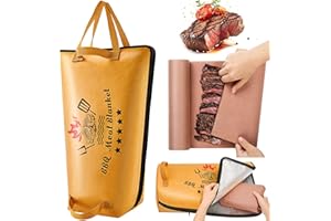 BETOORES 21in BBQ Blanket for Resting Meat with Butcher Paper Roll, Smoking Meat Insulated Bag for Brisket/Beef-Christmas Stocking Stuffer, White Elephant, Smoker Accessories, Birthday, Anniversary, Men's Gift