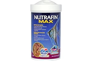 Nutrafin Max Tropical Fish Flakes, 77g (2.72-Ounce), Mixed Color