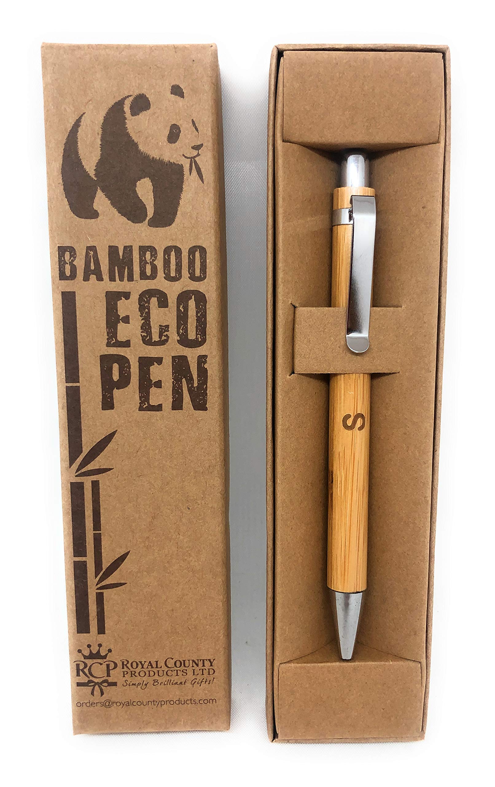 Royal County Personalised Bamboo Pens - Eco Friendly - S