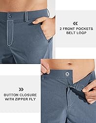 Libin Men's Pants 30" Comfy Business Casual Golf