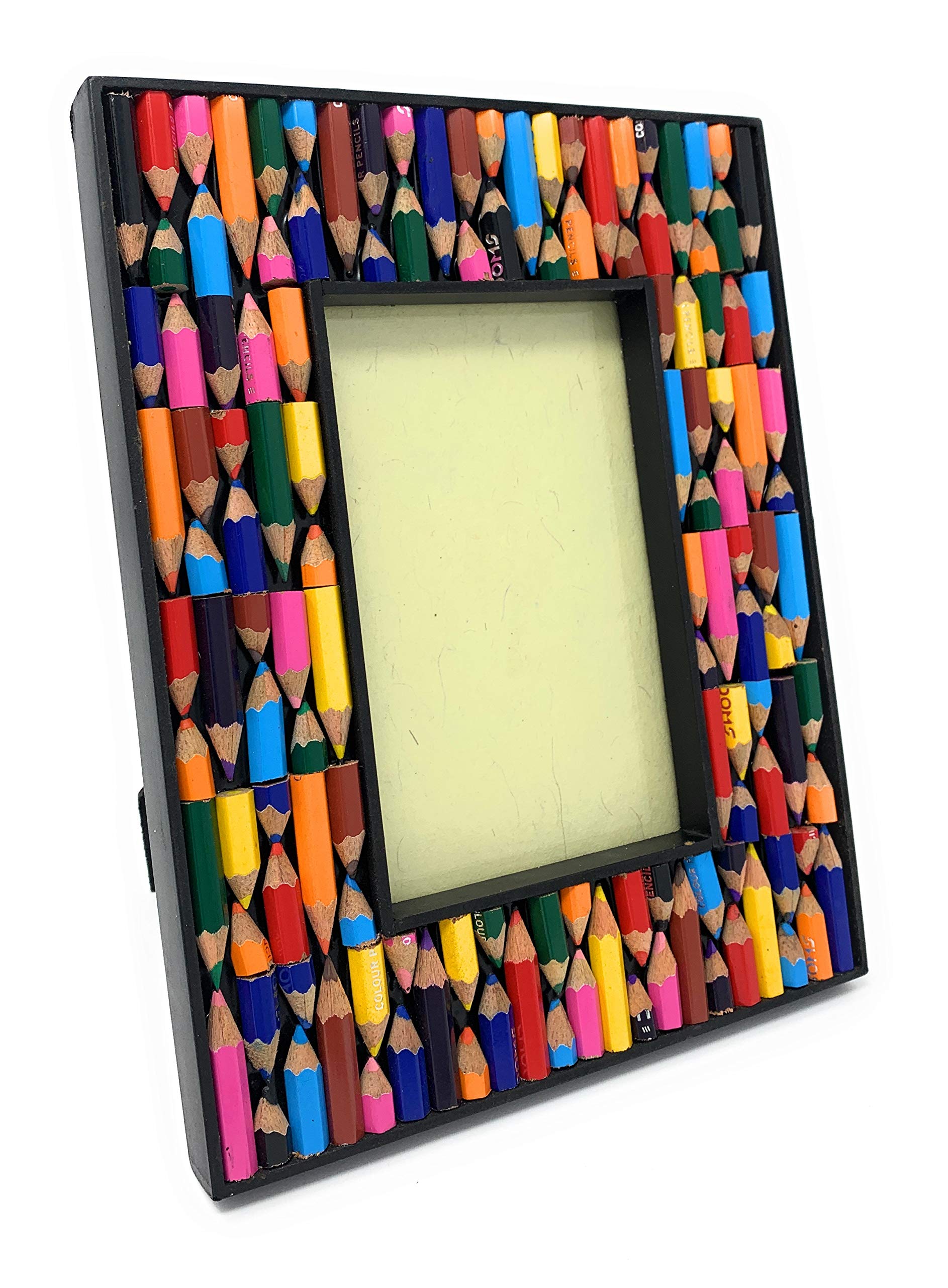 Shared Earth Photo Frame, Recycled Crayon, For 4x6 Photo