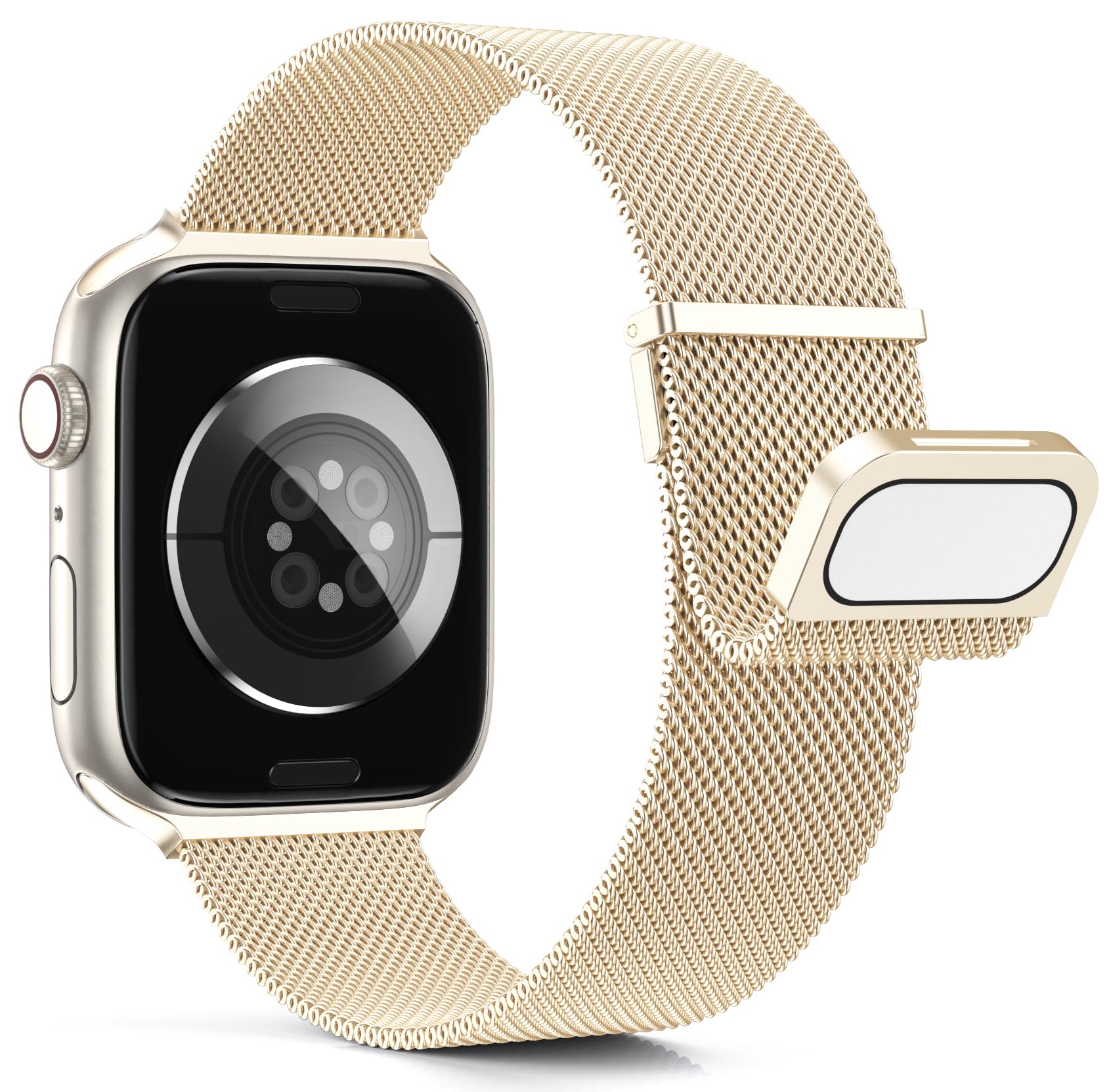 Higgs Strap Compatible with Apple Watch Straps 46mm 44mm 45mm 42mm 49mm Women Men, Dual Magnetic Adjustable Replacement Band for iWatch Series 11 10 9 8 7 6 5 4 SE Ultra 3/2/1, Fashion Strap