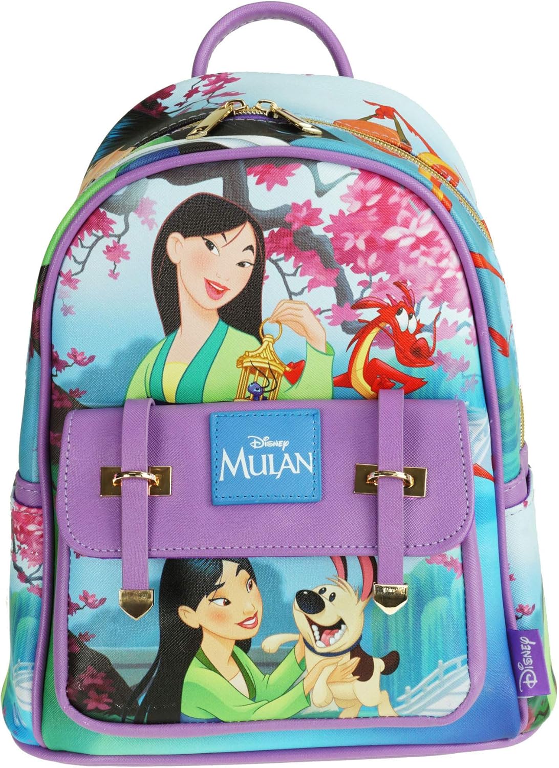 mulan pin backpack
