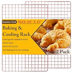 2-Pack Cooling Racks for Cooking and Baking - 10" x