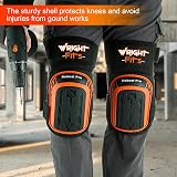 WrightFits Gel Work Knee Pads Heavy Duty Knee Protectors High-Density Foam view 5
