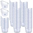 Teenyyou 200 Pcs 5ml Eye Wash Cup Disposable Eye Wash Cups Plastic Measuring Cup Portable Eye Bath Washer Cleaning Cups for Eye Rinse and Flush