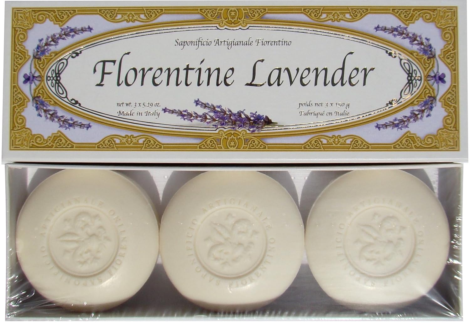 Saponificio Artigianale Fiorentino Florentine Lavender Lavanda Set of 3