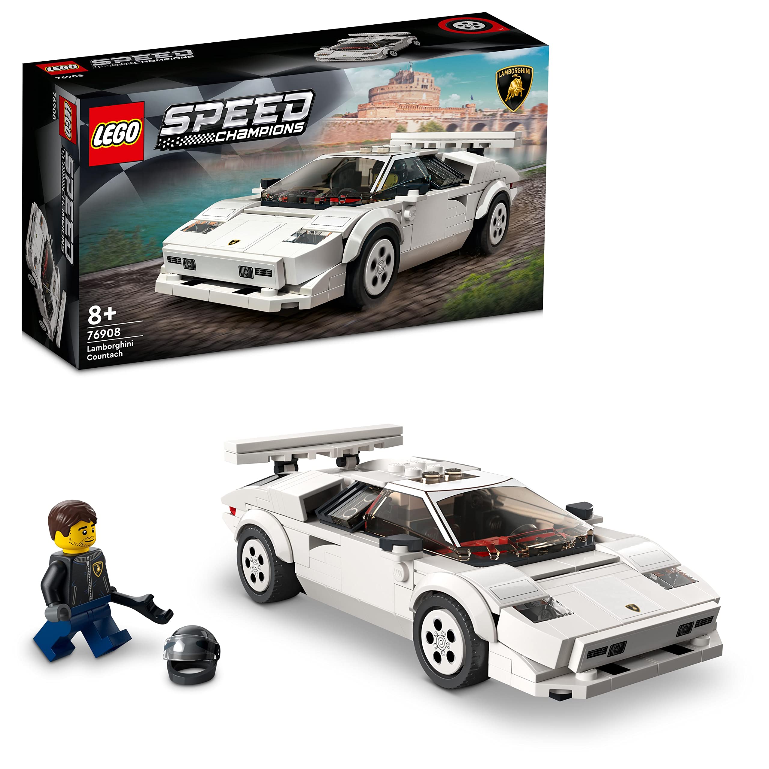 spielzeug für mädchen 8 jahre Mua LEGO Speed Champions Lamborghini Countach Bausatz für Modellauto