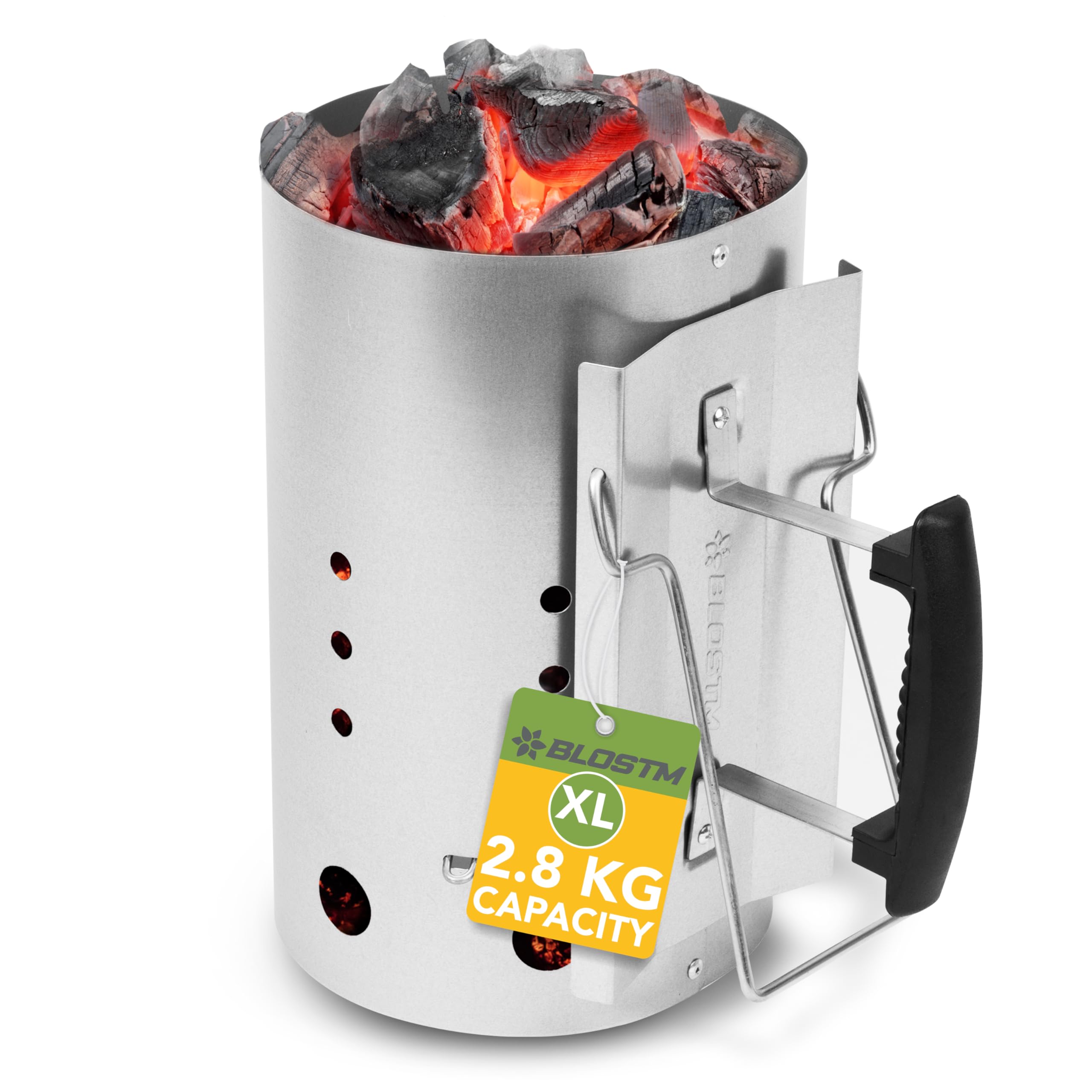 Mua BLOSTM Charcoal Chimney Starter Quick Start, Galvanised Steel BBQ