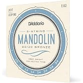 D'Addario EJ62 80/20 Bronze Mandolin Strings, Light, 10-34