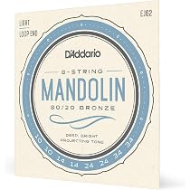 D'Addario EJ74 Phosphor Bronze Mandolin Strings, Medium, 11-40