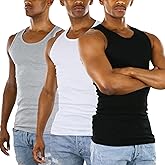 ToBeInStyle Men’s Workout A-Shirt Long Muscle Shirt Tank Top