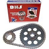 DNJ TK4113 Timing Chain Kit for 1984-2001 Ford, Lincoln, Mercury Bronco, Capri, Colony Park 5.0L-5.8L V8 16V OHV 302cid