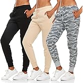 BottomLine 3 Pack Sweatpants Women, Comfortable Womens Sweatpants, Fleece Womens Joggers (Available in Plus)