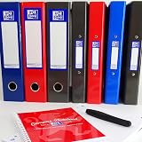 Oxford A4 Ring Binders 3 Pack Glossy Laminated Paper-On-Board 40mm Spine view 5