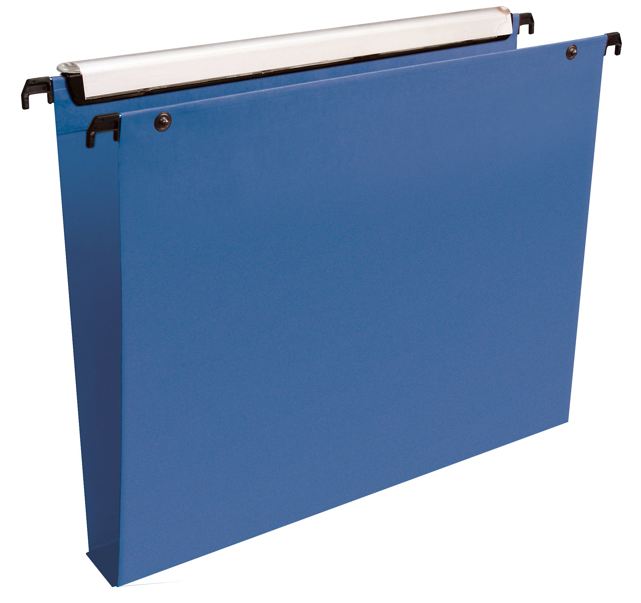 Esselte Premium Suspension Files for Filing Cabinet 30 mm Base Pack of 10 Opaque Blue