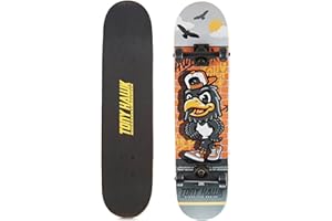 VOYAGER Tony Hawk 31" Skateboard - Signature Series 1 Skateboard with Pro Trucks, Full Grip Tape, 9-Ply Maple Deck, Ideal for All Experience Levels