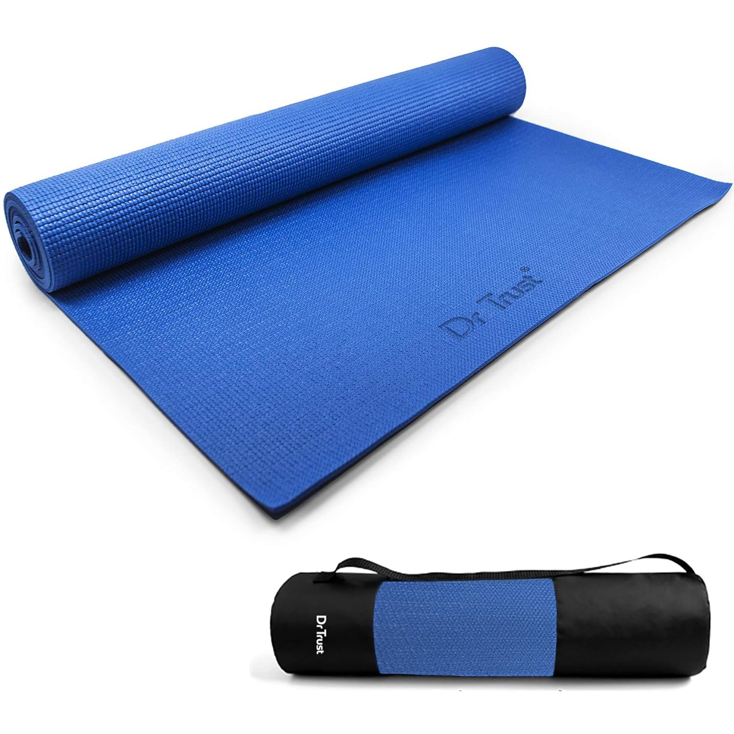 Dr Trust PVC Yoga Mat with Cover Bag