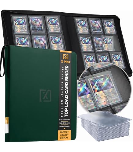 hobby lobby trading card binder FunGuys Binder, 12 Pocket, 720 Side Loading Sports Card Collection for Yugioh, MTG, TCG : Toys & Games The Best MTG Booster Type:TYPE 3 (OP-01 Blue Bottom & OP-02 Brown Bottom) and TCG cards in Flexible